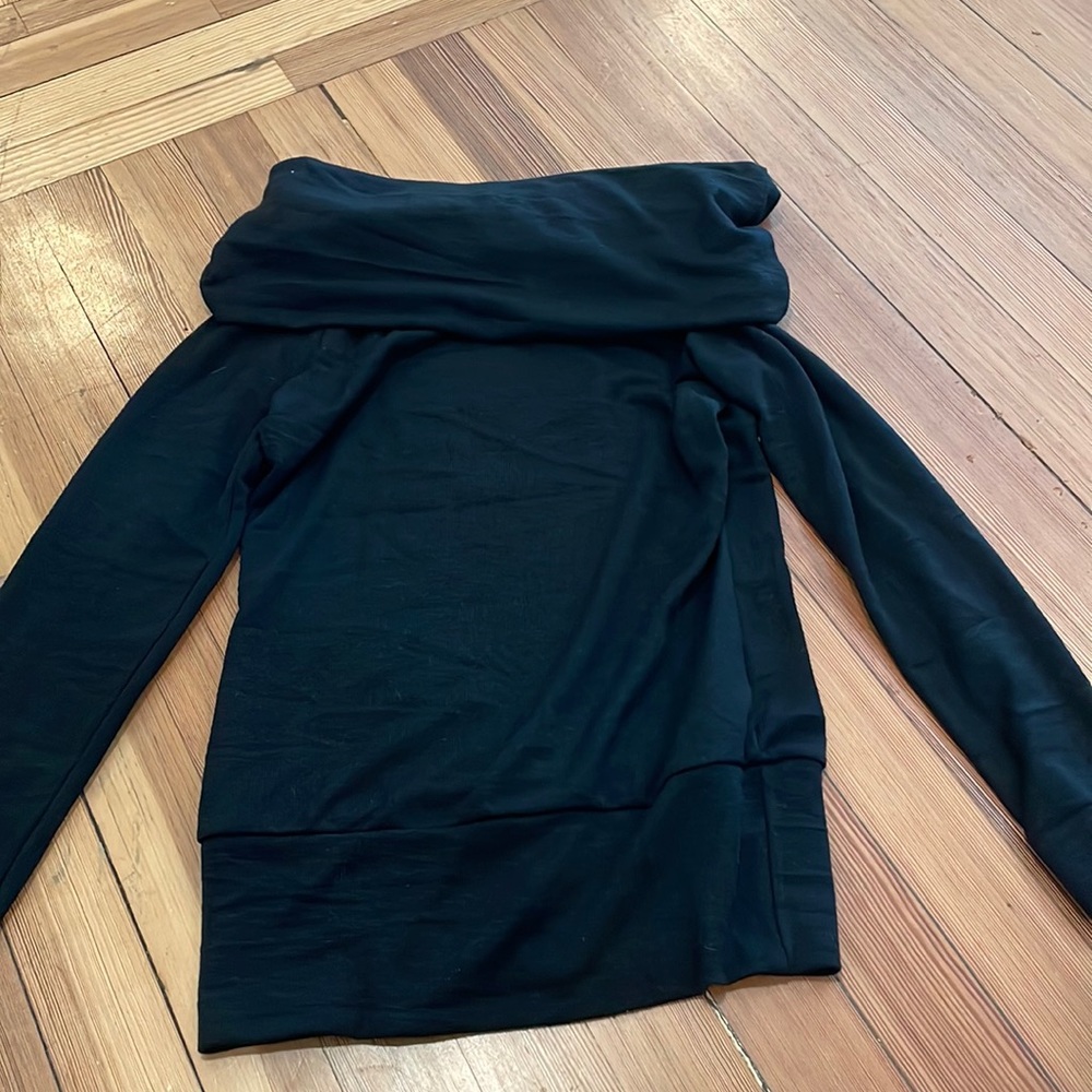 StyleDome size small fold over turtleneck